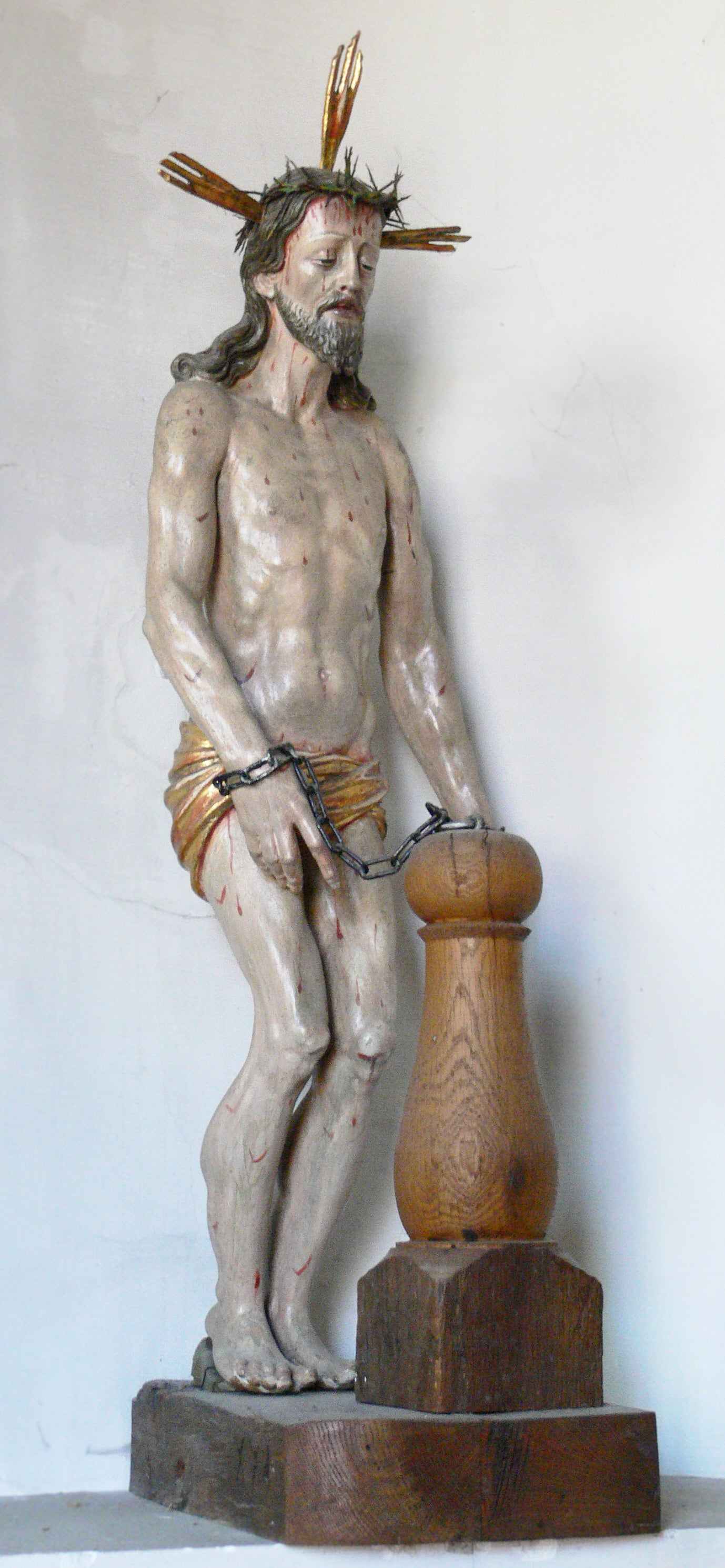 The Scourging of Christ at the Low Pillar Statue - Sacred Tabletop Art | Apex3DLabs
