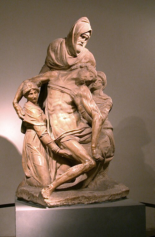 Vertical Pietà Statue of Jesus & Mary - Sacred Tabletop Art by Apex3DLabs