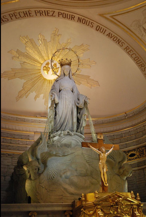 Our Lady of Grace Virgin Mary Statue - Classical Sacred Art 3D Printed by Apex3DLabs
