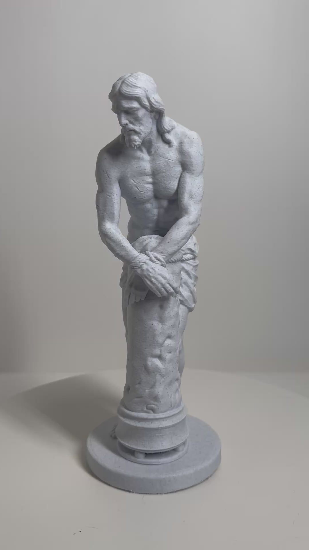 The Scourging of Christ at the Low Pillar Statue - Sacred Tabletop Art | Apex3DLabs
