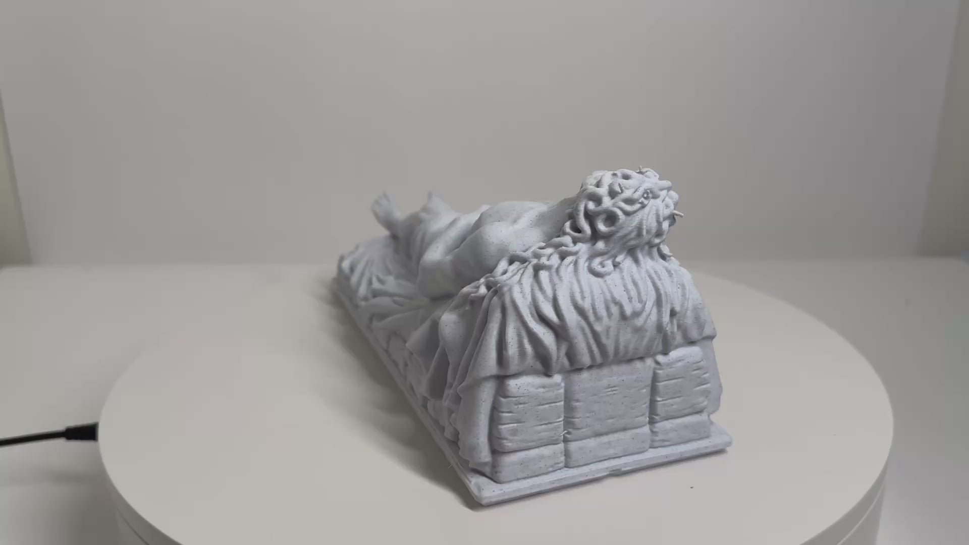 Recumbent Entombed Christ Statue - Sacred Tabletop Art | Apex3DLabs